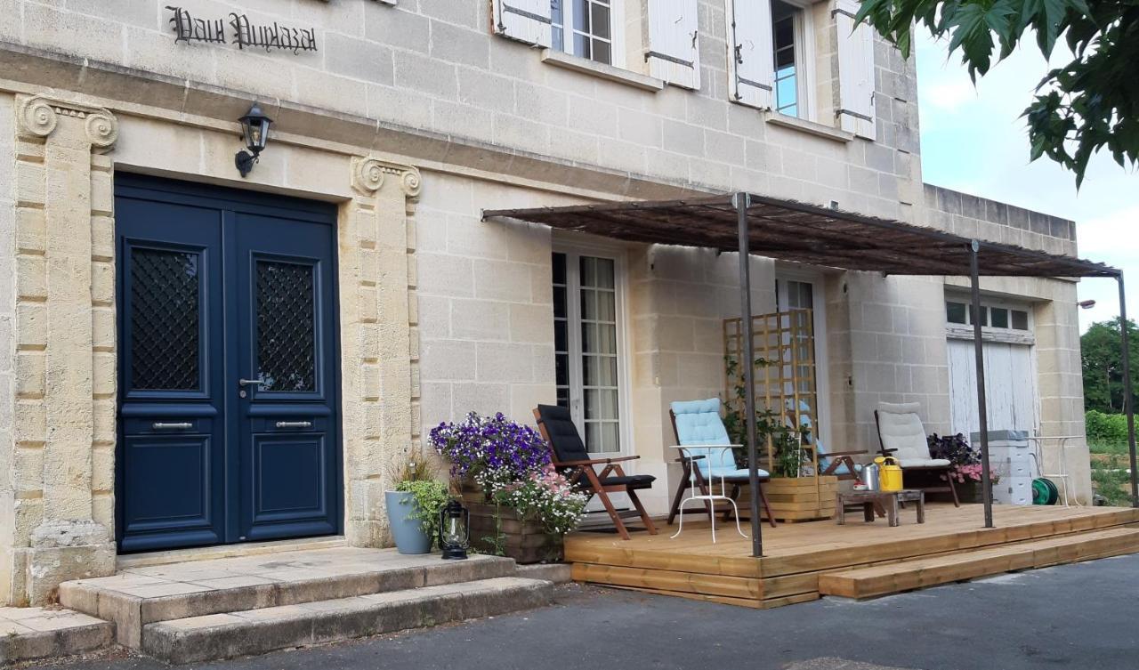 A L'Ombre De La Treille -Proche Saint-Emilion Bed & Breakfast ภายนอก รูปภาพ