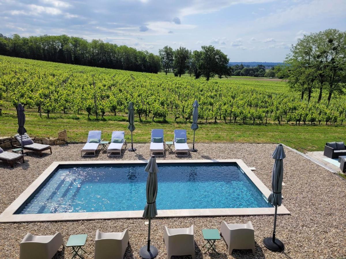 A L'Ombre De La Treille -Proche Saint-Emilion Bed & Breakfast ภายนอก รูปภาพ