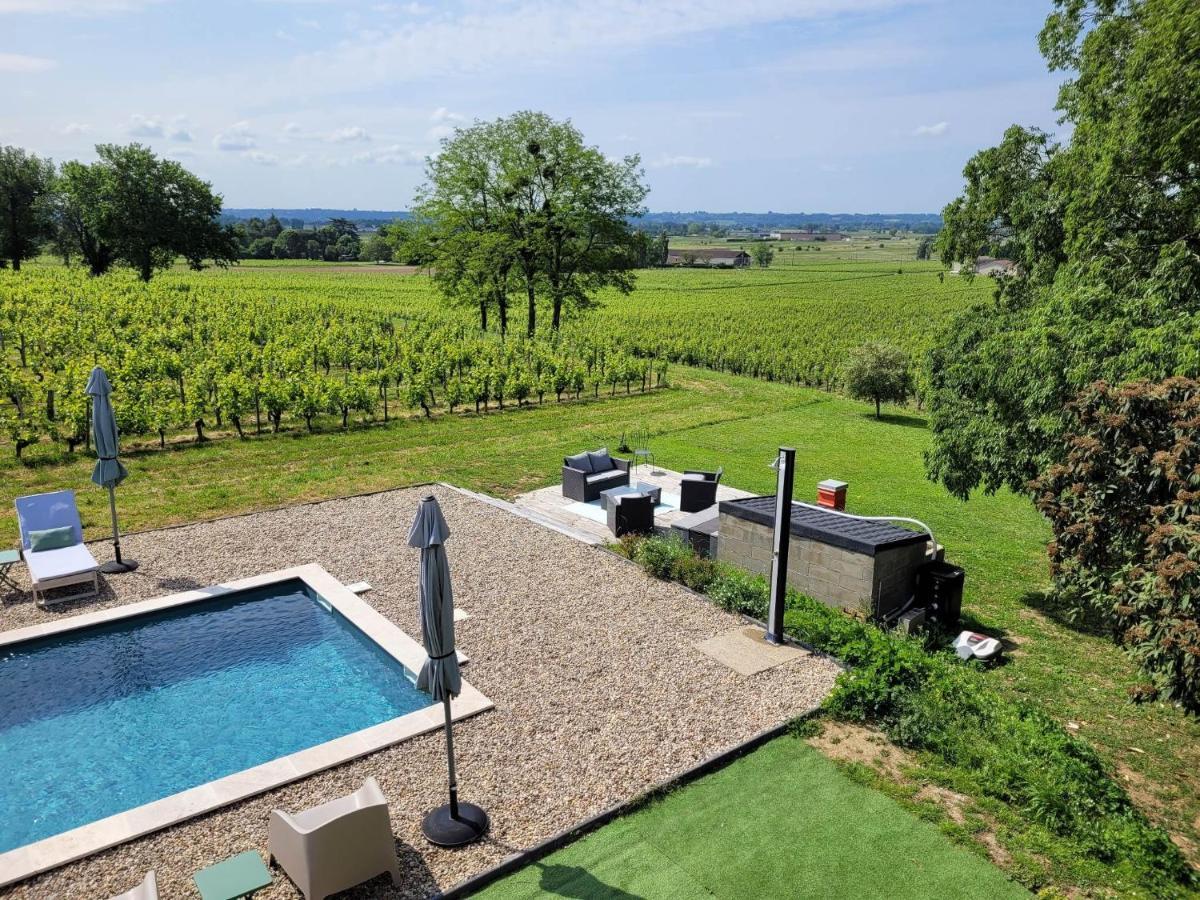 A L'Ombre De La Treille -Proche Saint-Emilion Bed & Breakfast ภายนอก รูปภาพ